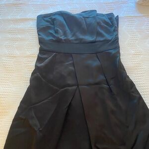 Beautiful TED BAKER Black satin, lined dress.
